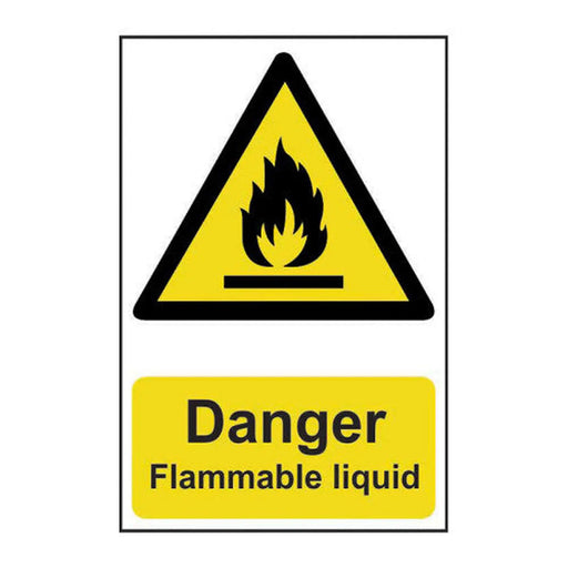 Centurion Danger Flammable liquid - Self Adhesive PP (200 x 300mm) - Min Order 2
