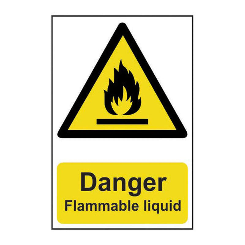 Centurion Danger Flammable liquid - Self Adhesive PP (200 x 300mm) - Min Order 2
