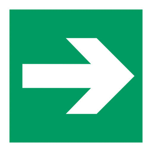 Centurion Literal arrow sign 1.2mm Recyclable PP (150 x 150mm) - Min Order 2