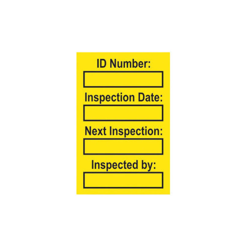 Centurion 'Harness' Mini Tag Insert, Yellow (Pack of 20)