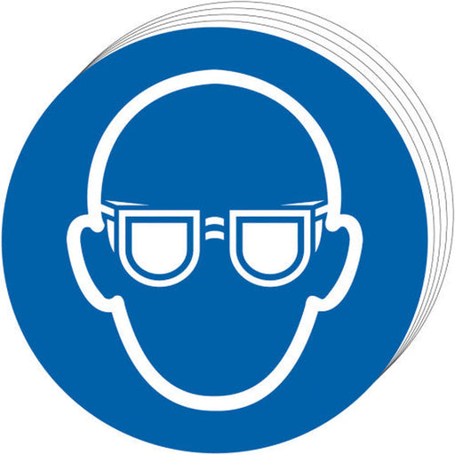 Centurion Wear eye protection symbol - SAV (50mm dia.) (Pack of 10) - Min Order 2