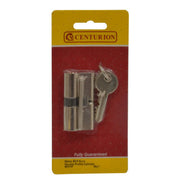 Centurion Euro Profile Cylinders, Nickel Plated, 60mm - Pack of 3