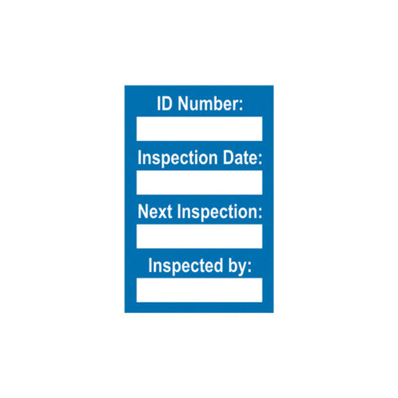 Centurion 'Harness' Mini Tag Insert, Blue (Pack of 20)
