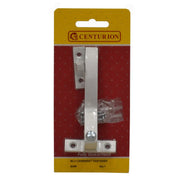 Centurion Casement Fastener, Satin Anodised Aluminium, 100mm - Pack of 5