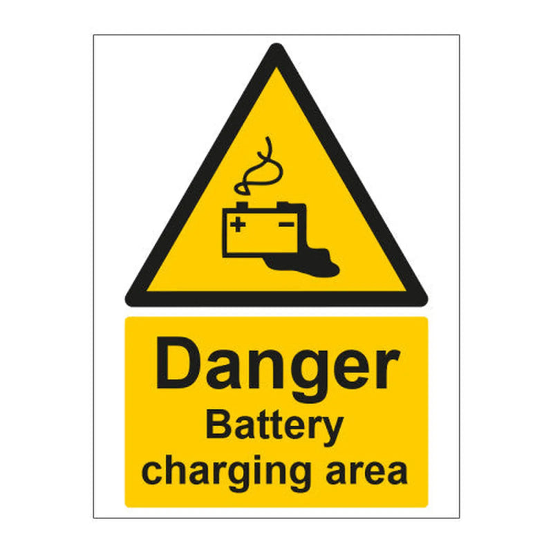 Centurion Danger Battery Charging Area - SAPP (400 x 600mm)