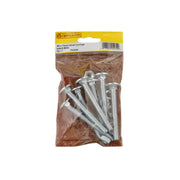 Centurion M8 x 75mm ZP Small Carriage Bolts & Nuts  (Pack of 7) - Pack of 5