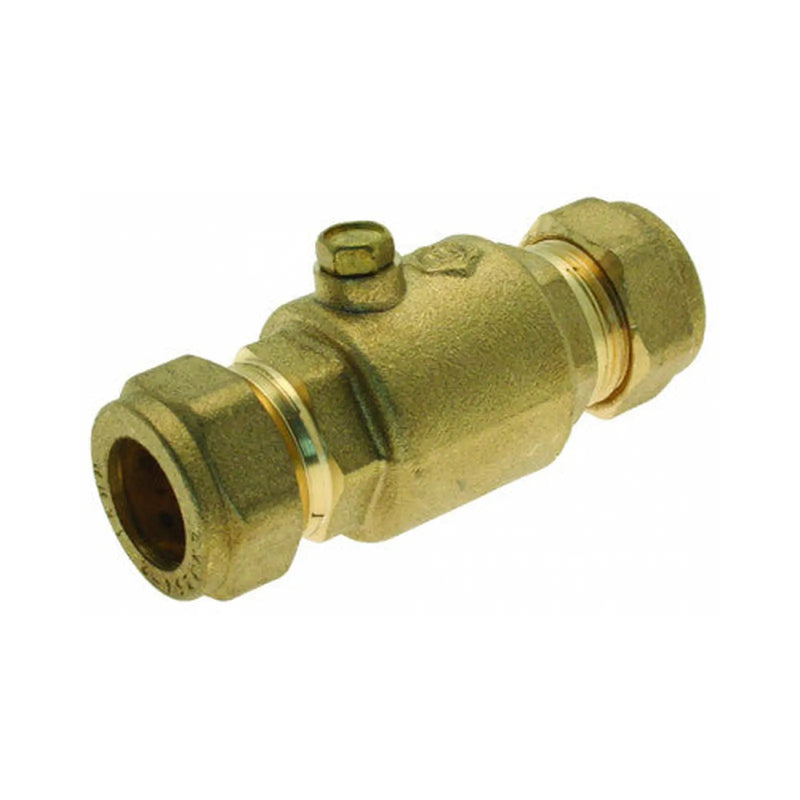 Centurion 15mm Check Valve - Brass - Pack of 3