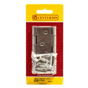 Centurion Butt Hinges, Satin Stainless Steel, 102mm x 67mm - Pack of 5