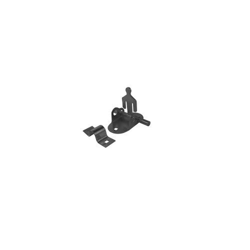 Centurion Oval Padlock Bolt, Black - Pack of 5