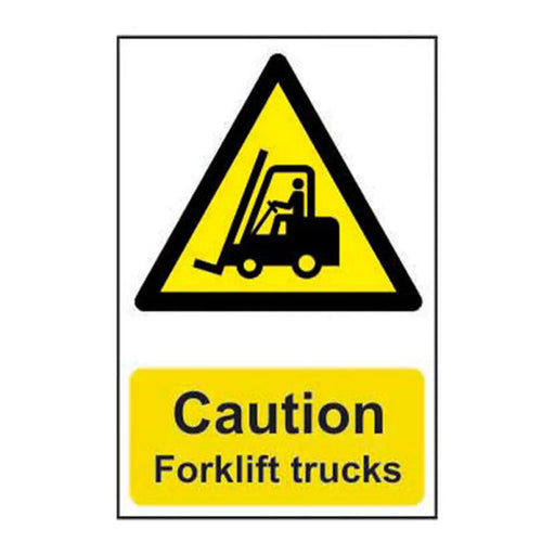 Centurion Caution Forklift Trucks - Self Adhesive PP (200 x 300mm) - Min Order 2