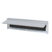 Centurion Warmseal Draught Excluder Letterplate Tidy, Silver Effect, 76mm x - Pack of 5