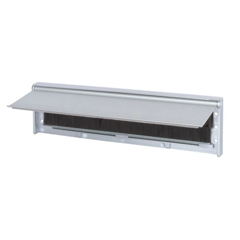 Centurion Warmseal Draught Excluder Letterplate Tidy, Silver Effect, 76mm x - Pack of 5