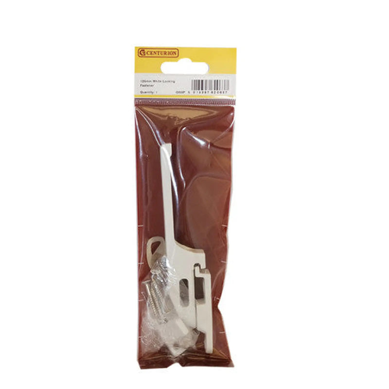 Centurion Locking Fastener, White - Pack of 3