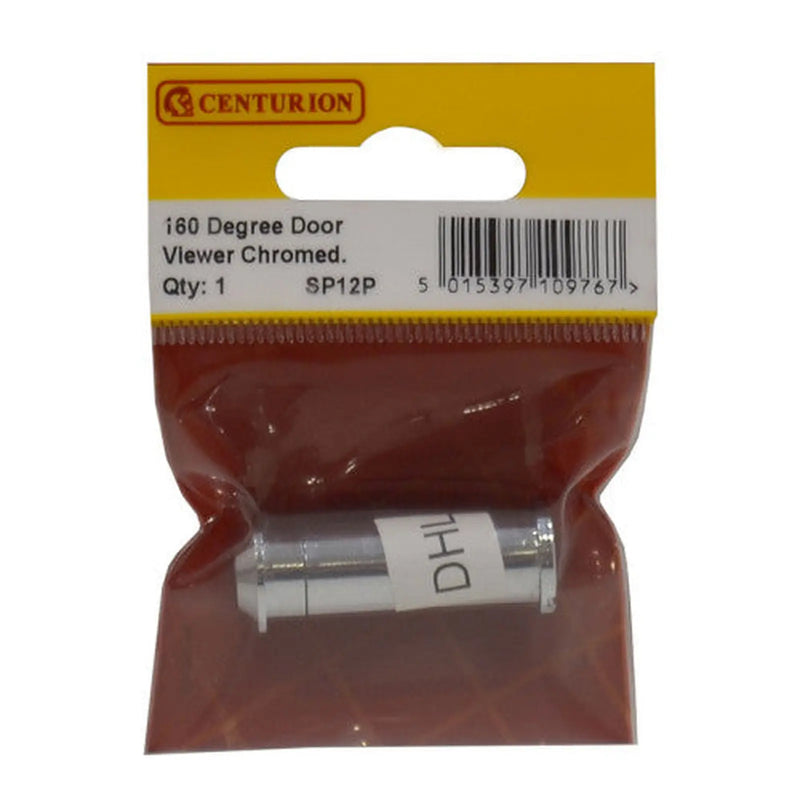Centurion Door Viewers, Chromed, 160 Degrees - Pack of 5