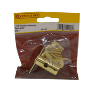 Centurion Security Rack Bolts, Window Bolt, Brass, 32mm - Pack of 5
