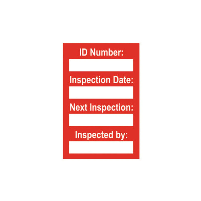 Centurion 'Harness' Mini Tag Insert, Red (Pack of 20)