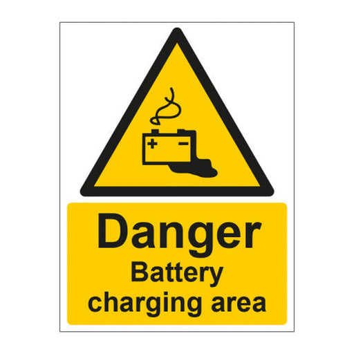 Centurion Danger Battery Charging Area - SAPP (300 x 400mm)