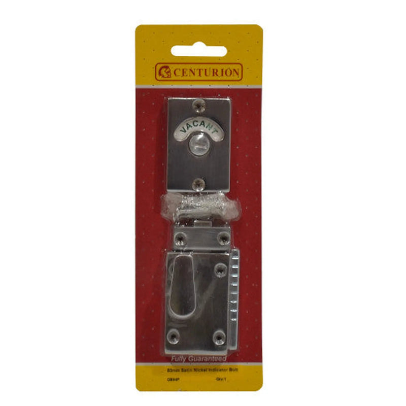 Centurion Indicator Bolts, Satin Nickel, 63mm - Pack of 5