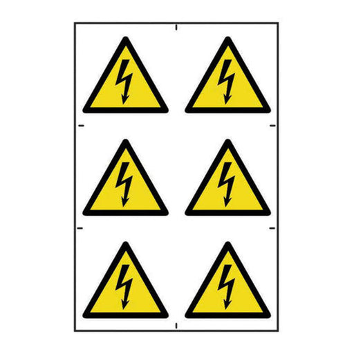 Centurion Electrical Hazard symbols - Self Adhesive PP (200 x 300mm) - Min Order 2