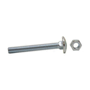 Centurion M8 x 75mm ZP Small Carriage Bolts & Nuts   (200)