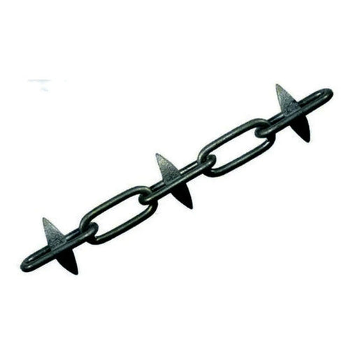 Centurion Steel Spiked Alternate Link Chain, Black, 6mm x 50mm x 13mm, 5m