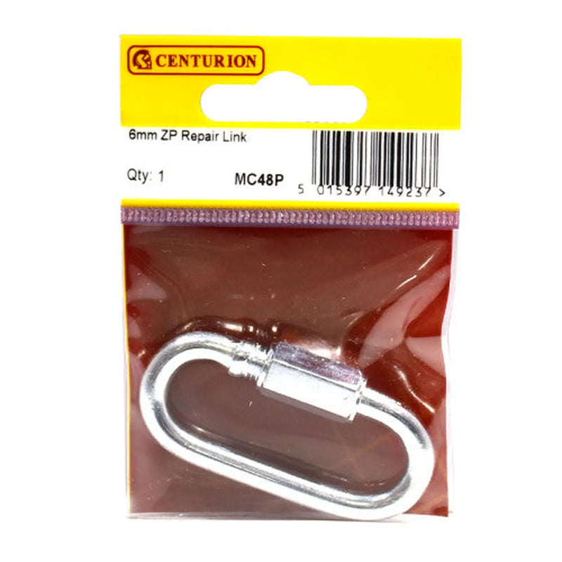 Centurion Quick Repair Link, Zinc Plated, 6mm x 46mm x 14mm - Pack of 5