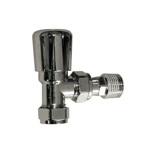 Centurion 15mm Angled Radiator Valve - Chrome