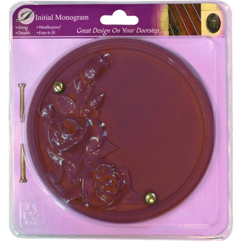 Centurion Dusky Pink Effect Rose Plaque - Pack of 2