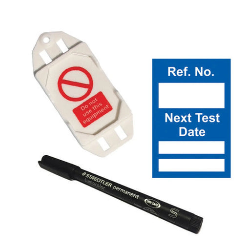 Centurion 'Next Test' Mini Tag Insert Kit, Blue