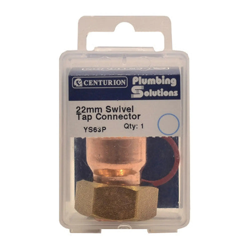 Centurion 22mm x 3/4" Solder Ring Copper Tap Connector - Pack of 5