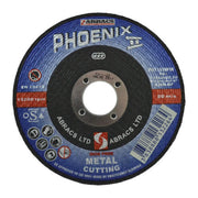 Centurion Phoenix II Flat Metal Cutting Disc (115 x 3 x 22mm) - Pack of 5