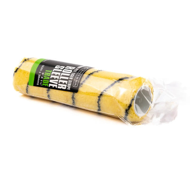 Centurion Trade Medium Pile Tiger Stripe Roller Sleeve, 225mm x 38mm / 9" x - Pack of 6