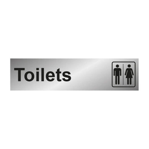 Centurion Toilet 1.2mm Recyclable PP - SILVER (200 x 50mm) - Min Order 4
