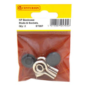 Centurion NP Bookcase Studs & Sockets  (Pack of 2) - Pack of 5