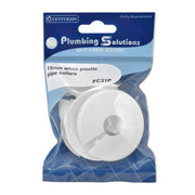 Centurion Plastic Radiator Pipe Collars - 15mm - White - 4 Pack - Pack of 5