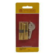 Centurion Euro Profile Cylinders, Polished Brass, 60mm - Pack of 3