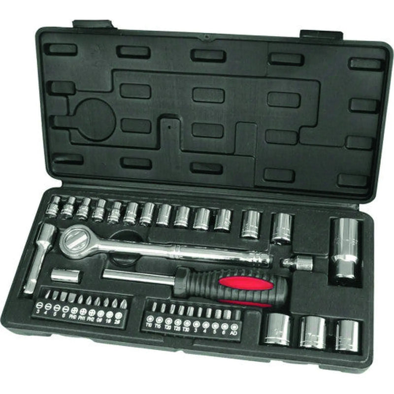 Centurion Hilka Drive Socket Set Metric, 43pc, 3/8" and 1/4"