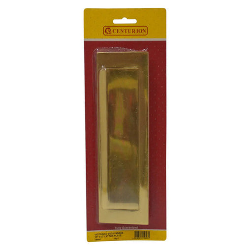 Centurion Solid Brass Letter Plate Gravity Flap, 250mm x 75mm