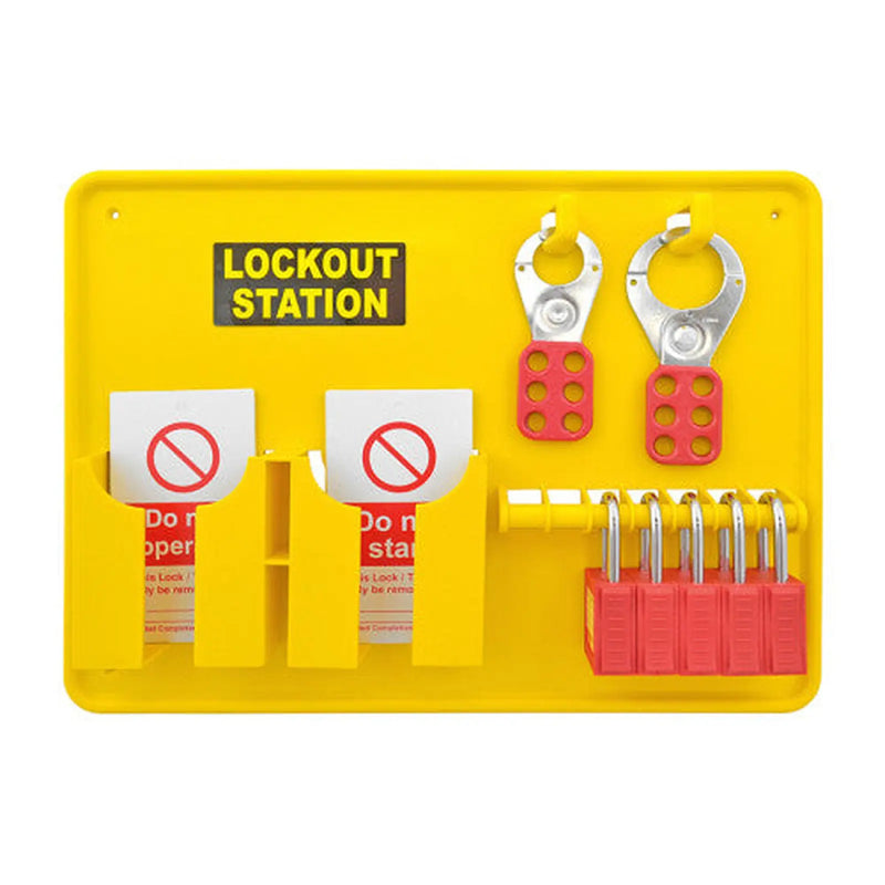Centurion 5 Padlock Filled Premier Lockout Station