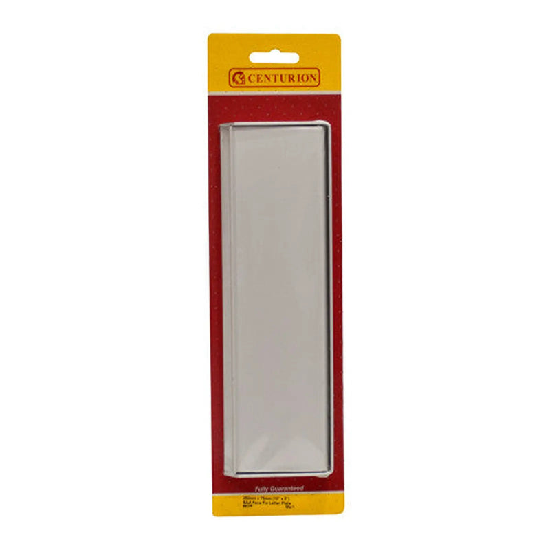 Centurion Facefix Letter Plate, Polished Anodised Aluminium, 250mm x 75mm - Pack of 5