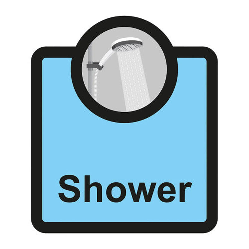 Centurion Assisted Living Sign: Shower - S/A FMX (266 x 310mm)