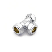 Centurion 15mm Chrome Compression Tee - Pack of 5