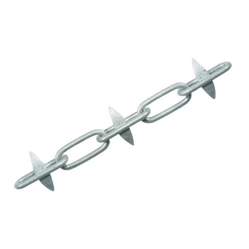 Centurion Steel Spiked Alternate Link Chain, Galvanised, 6mm x 50mm x 13mm, 5m