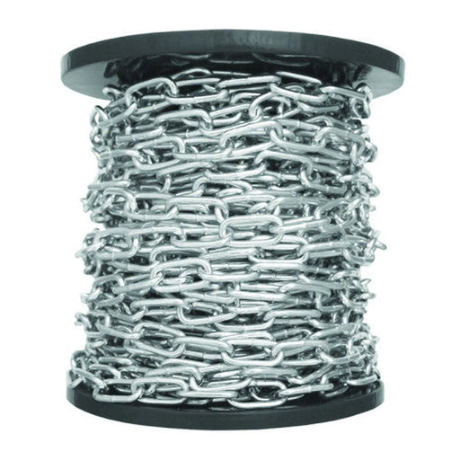 Centurion Welded Straight Link Chain, Stainless Steel, 2.5mm x 17mm x 10m