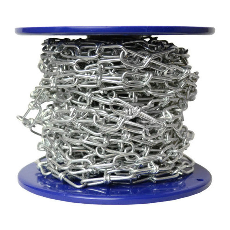 Centurion Steel Knotted Chain, Zinc Plated, 2mm x 32mm, 10m Reel