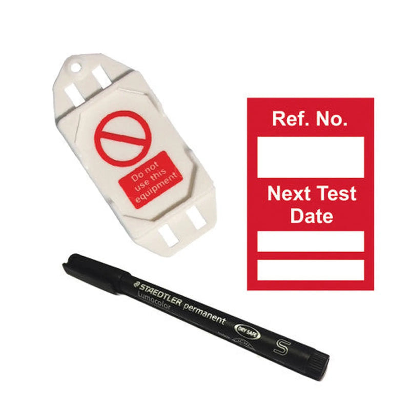 Centurion 'Next Test' Mini Tag Insert Kit, Red