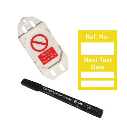 Centurion 'Next Test' Mini Tag Insert Kit, Yellow