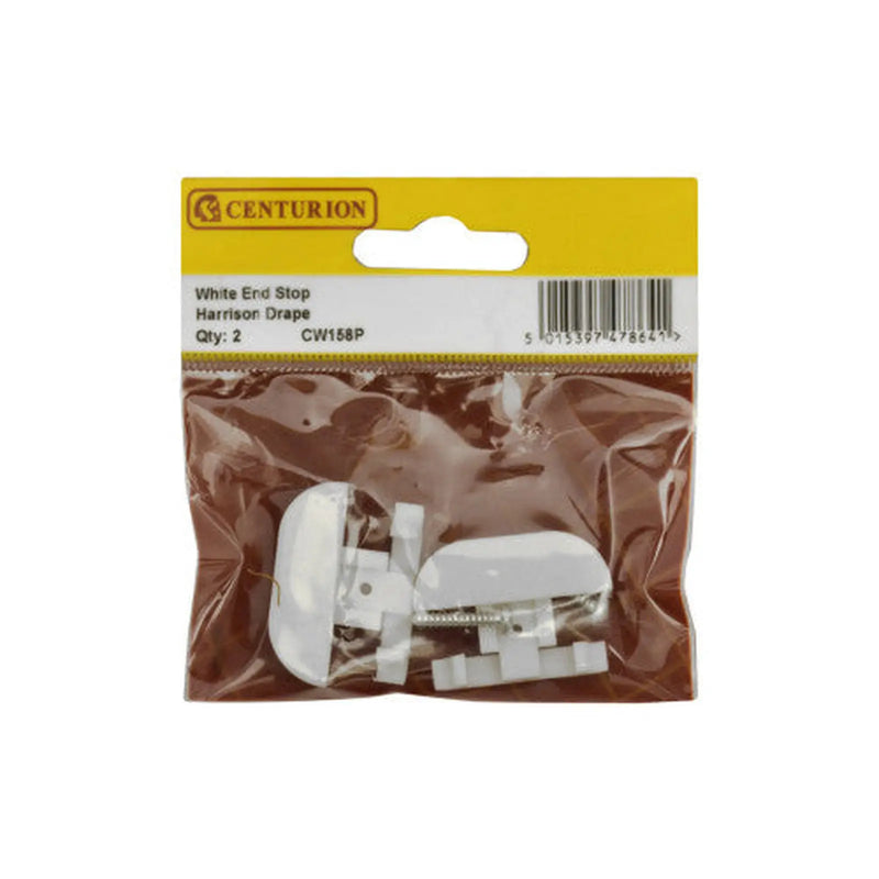 Centurion White End Stop Harrison Drape (Pack of 2) - Pack of 5