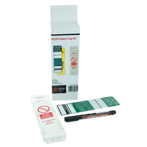 Centurion 'LOLER (Lifting Operations and Lifting Equipment Regulations) Tag Insert Box