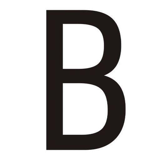 Centurion Character 'B' - Black Vinyl - 50mm - Pack of 10 - Min Order 2